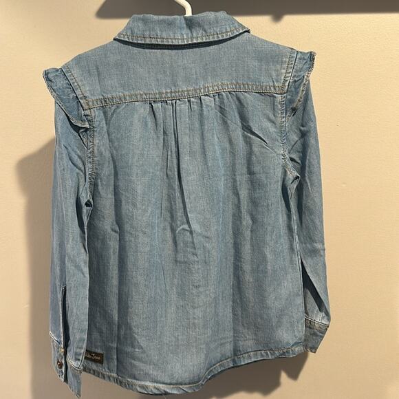 Matilda Jane size 4 Lyle’s Button Down Denim Shirt - Picture 9 of 10